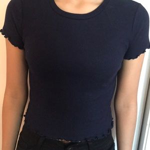 Forever 21 ruffled crop top